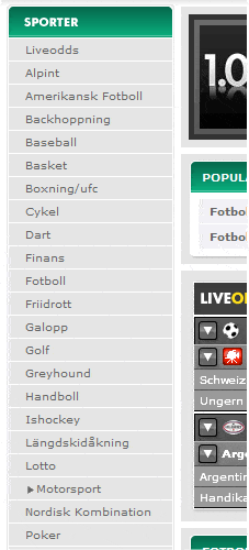 Bet365 utbud