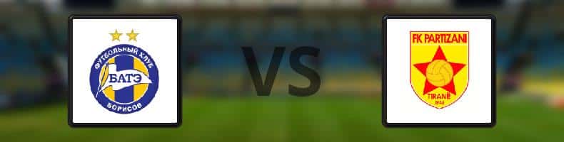Bate Borisov - Partizani odds, speltips, resultat i Champions League