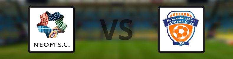 Neom - Al Fayha odds, speltips, resultat i Saudi Pro League