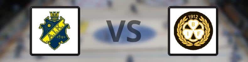 AIK - Brynäs odds, speltips, resultat i HockeyAllsvenskan