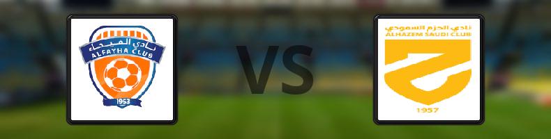 Al Fayha - Al Hazem odds, speltips, resultat i Saudi Pro League