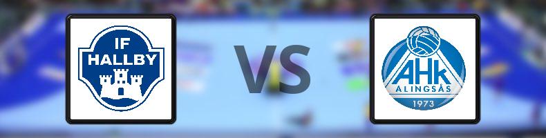 IF Hallby HK - Alingsås odds, speltips, resultat i Handbollsligan herrar