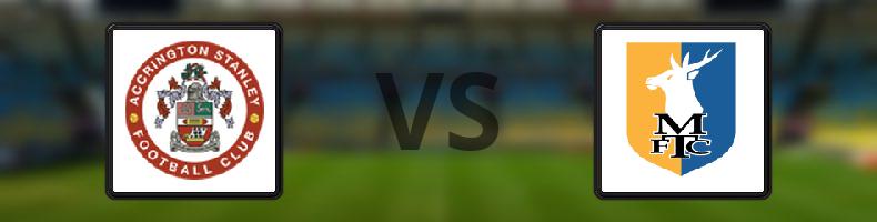 Accrington Stanley - Mansfield odds, speltips, resultat i FA-cupen