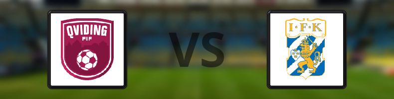 Qviding FIF - IFK Göteborg odds, speltips, resultat i Svenska Cupen