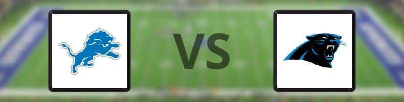 Detroit Lions - Carolina Panthers odds, speltips, resultat i NFL