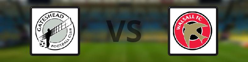 Gateshead - Walsall odds, speltips, resultat i FA-cupen