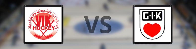 Västerviks IK - Grästorps IK odds, speltips, resultat i HockeyEttan