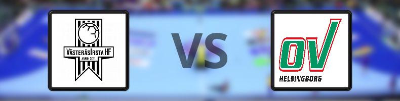 VästeråsIrsta HF - Ov Helsingborg odds, speltips, resultat i Handbollsligan herrar