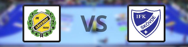 Sävehof - Skövde odds, speltips, resultat i Handbollsligan herrar