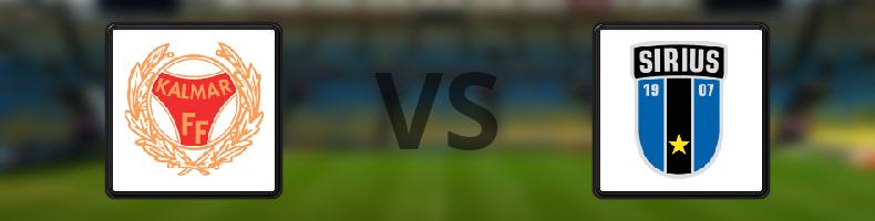 Kalmar FF - Sirius odds, speltips, resultat i Allsvenskan