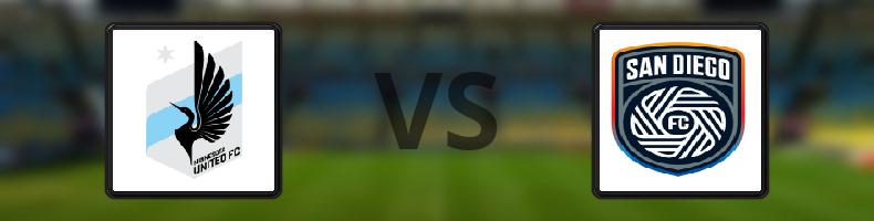 Minnesota United - San Diego FC odds, speltips, resultat i MLS