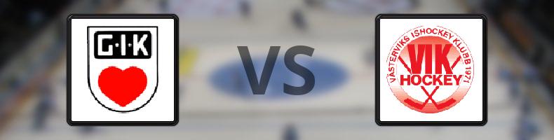 Grästorps IK - Västerviks IK odds, speltips, resultat i HockeyEttan