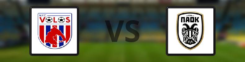 Volos FC - Paok odds, speltips, resultat i Grekiska Superligan