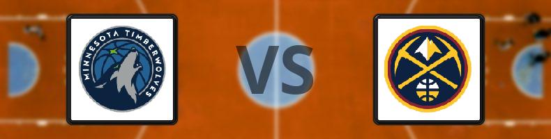 Minnesota Timberwolves - Denver Nuggets odds, speltips, resultat i NBA