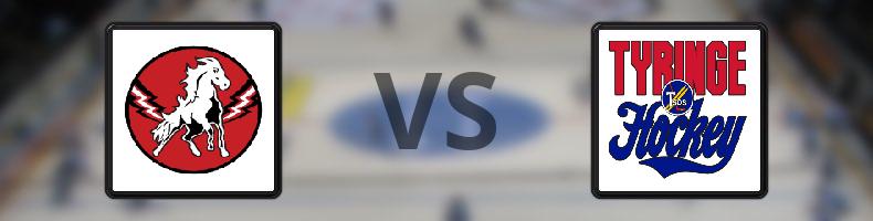 Vita Hästen - Tyringe SoSS odds, speltips, resultat i HockeyEttan
