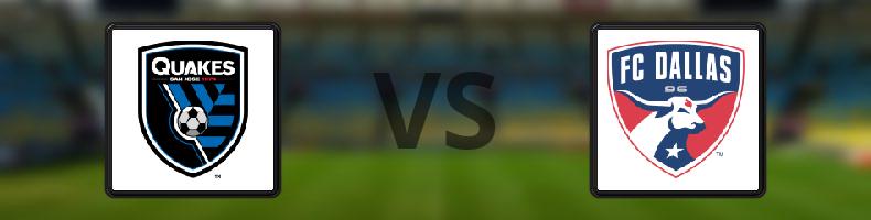 San Jose Earthquakes - FC Dallas odds, speltips, resultat i MLS