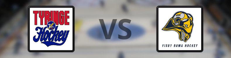 Tyringe SoSS - Visby/Roma HK odds, speltips, resultat i HockeyEttan