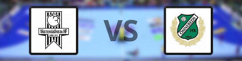 VästeråsIrsta HF - Önnereds HK odds, speltips, resultat i Handbollsligan herrar