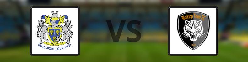 Stockport - Worksop Town odds, speltips, resultat i FA-cupen