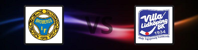 Broberg/Söderhamn - Villa Lidköping odds, speltips, resultat i Elitserien