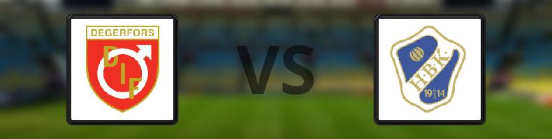 Degerfors IF - Halmstads BK odds, speltips, resultat i Allsvenskan