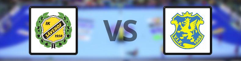 Sävehof - Ystad odds, speltips, resultat i Handbollsligan herrar