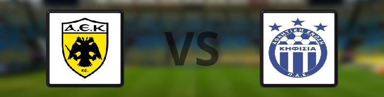 AEK Aten - Kifisias odds, speltips, resultat i Grekiska Superligan