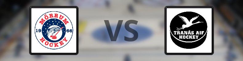 Mörrums GoIS IK - Tranås AIF IF odds, speltips, resultat i HockeyEttan