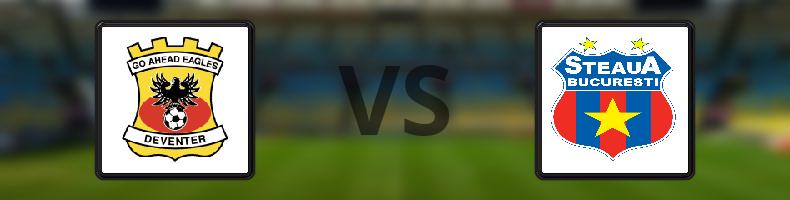 Go Ahead Eagles - Steaua Bukarest odds, speltips, resultat i Europa League