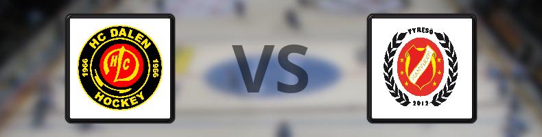 HC Dalen - Hanvikens SK odds, speltips, resultat i HockeyEttan