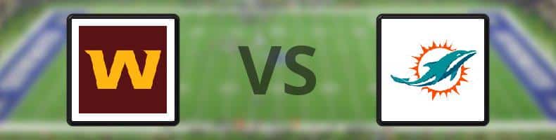 Washington Redskins - Miami Dolphins odds, speltips, resultat i NFL