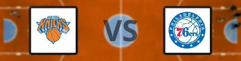 New York Knicks - Philadelphia 76ers odds, speltips, resultat i NBA