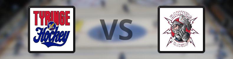 Tyringe SoSS - Halmstad Hammers HC odds, speltips, resultat i HockeyEttan