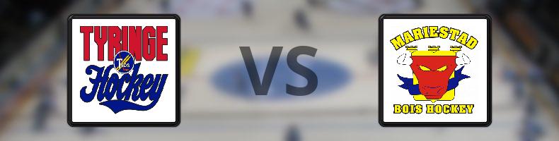 Tyringe SoSS - Mariestad odds, speltips, resultat i HockeyEttan