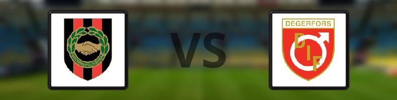 Brommapojkarna - Degerfors IF odds, speltips, resultat i Allsvenskan