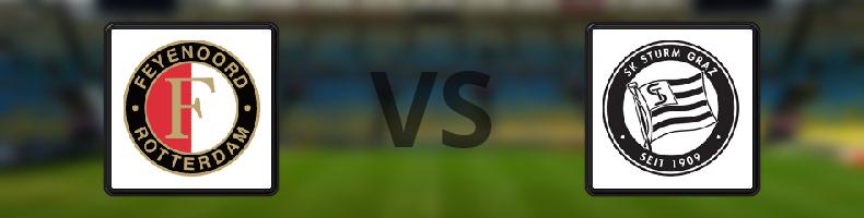 Feyenoord - Sturm Graz odds, speltips, resultat i Europa League