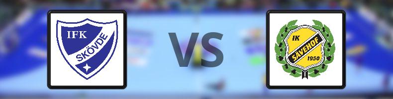 Skövde - Sävehof odds, speltips, resultat i Handbollsligan herrar