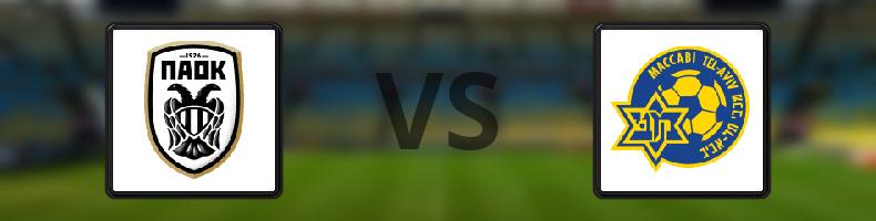 Paok - Maccabi Tel Aviv odds, speltips, resultat i Europa League