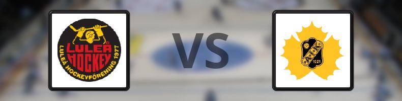 Luleå - Skellefteå odds, speltips, resultat i SHL