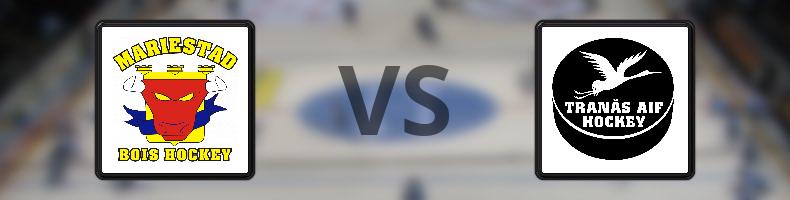 Mariestad - Tranås AIF IF odds, speltips, resultat i HockeyEttan