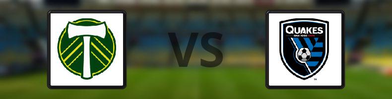 Portland Timbers - San Jose Earthquakes odds, speltips, resultat i MLS