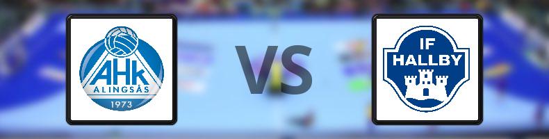 Alingsås - IF Hallby HK odds, speltips, resultat i Handbollsligan herrar