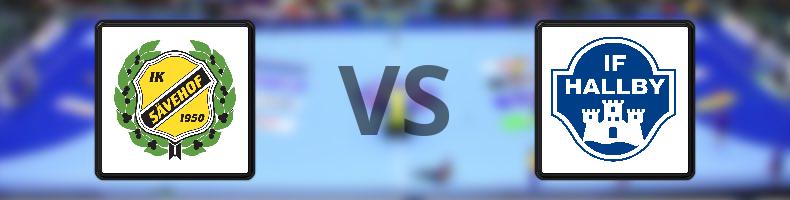 Sävehof - IF Hallby HK odds, speltips, resultat i Handbollsligan herrar