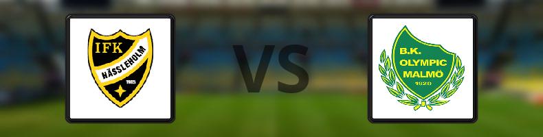 Hässleholms IF - BK Olympic odds, speltips, resultat i Division 1