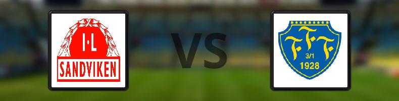 Sandvikens IF - Falkenbergs FF odds, speltips, resultat i Superettan