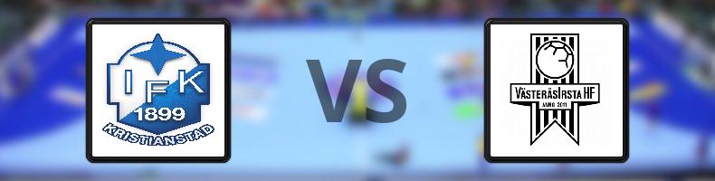 Kristianstad - VästeråsIrsta HF odds, speltips, resultat i Handbollsligan herrar