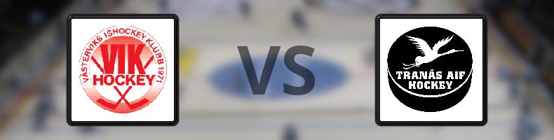 Västerviks IK - Tranås AIF IF odds, speltips, resultat i HockeyEttan