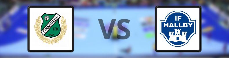 Önnereds HK - IF Hallby HK odds, speltips, resultat i Handbollsligan herrar