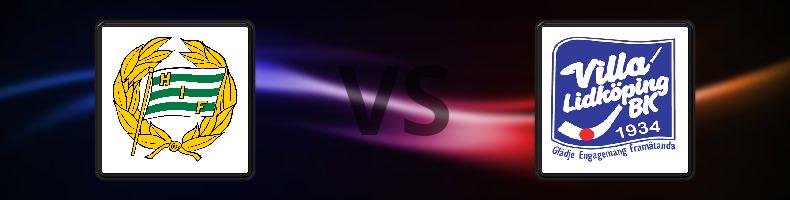 Hammarby IF - Villa Lidköping odds, speltips, resultat i Elitserien