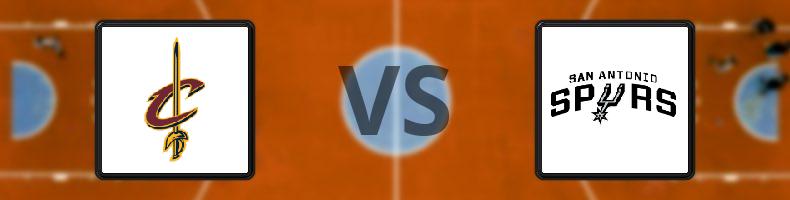 Cleveland Cavaliers - San Antonio Spurs odds, speltips, resultat i NBA
